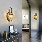 Glassé | Modern Glass LED Bedside Wall Sconce | ZRB LUMA